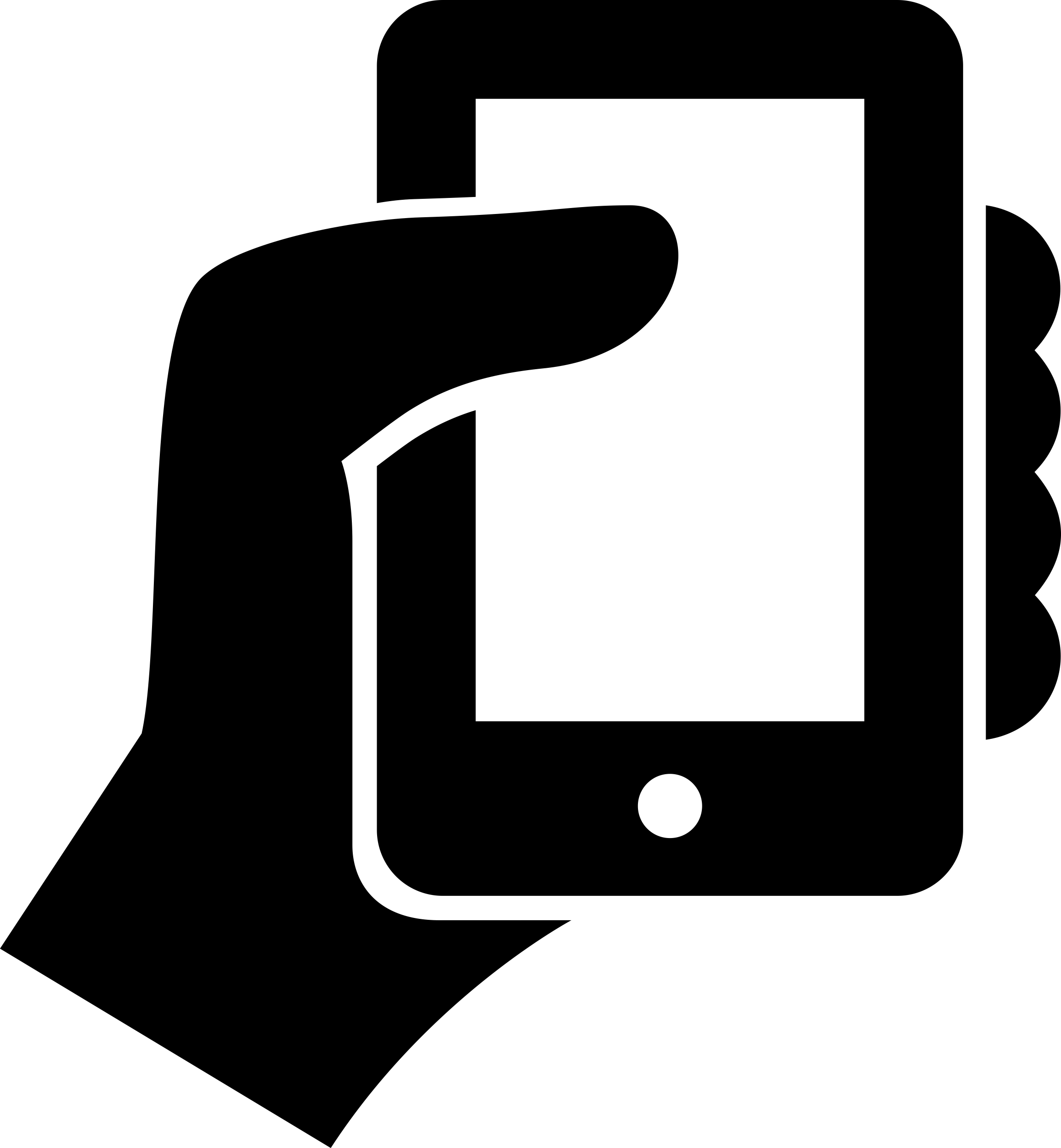 Hand Holding Up A Smartphone Svg Line Art Free Vectors